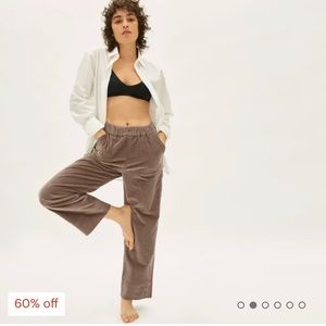Everlane courderoy easy pant clay 00